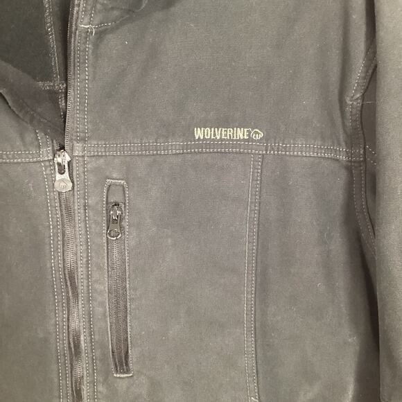Wolverine Black Chore Coat Jacket XL Outdoor Work Barn Trucker Farm Gorpcore - Picture 2 of 10